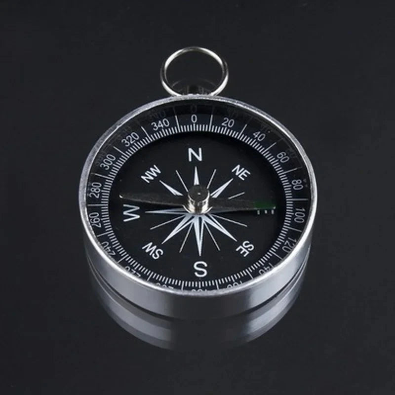 Portable Survival Keychain Compass